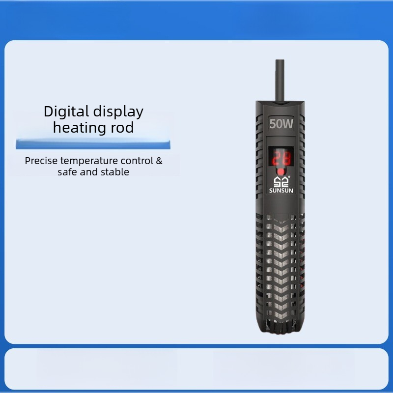 Fish Tank Heater - قضيب تسخين زجاجي قابل للغمر لحوض