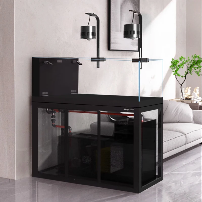 Fish Aquarium Home - حوض أسماك زجاجي بدون إطار للمنزل