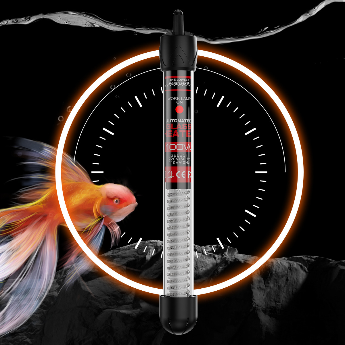 Fish Tank Heater - قابل للتعديل درجة الحرارة ترموستات سخان