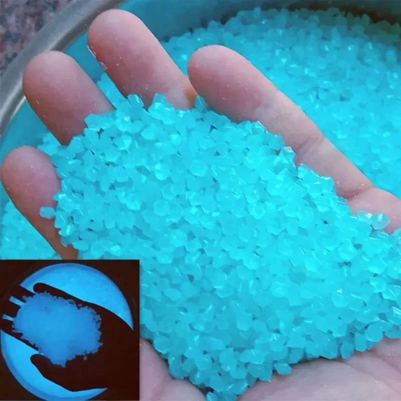 Fish Tank Gravel - 1000 قطعة 3-5 مللي متر مضيئة