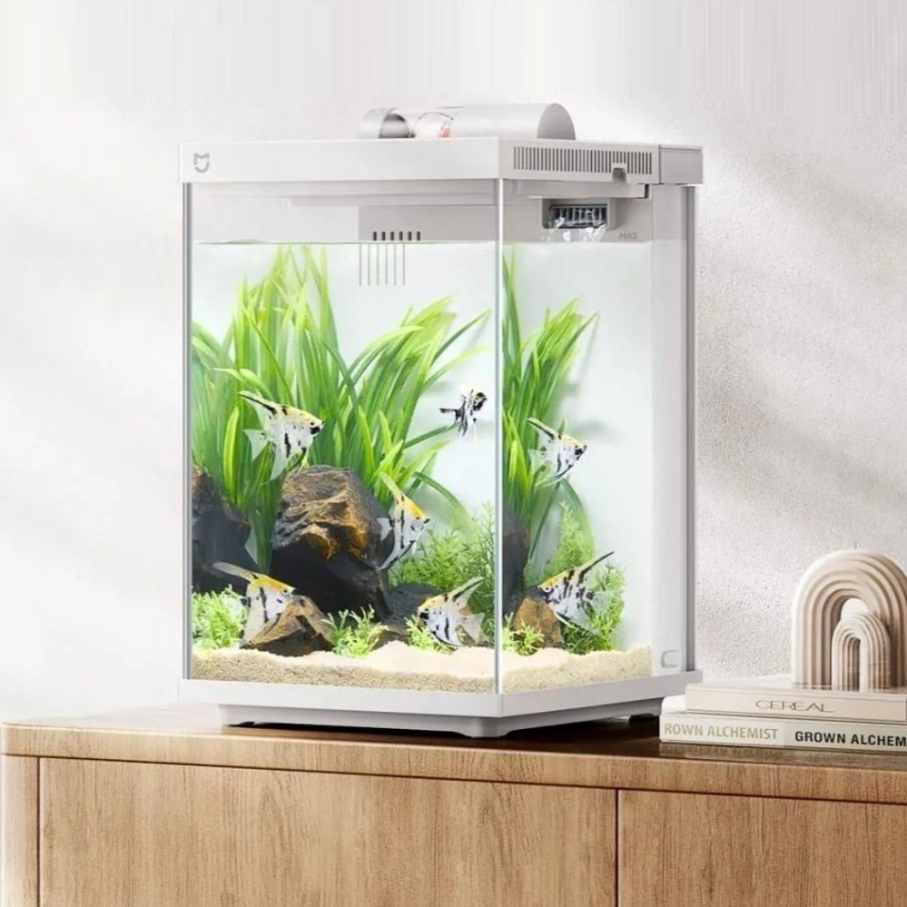 حوض أسماك ذكي من ميجيا سعة 10  - مراجعة Xiaomi Aquarium Fish Tank وسعره