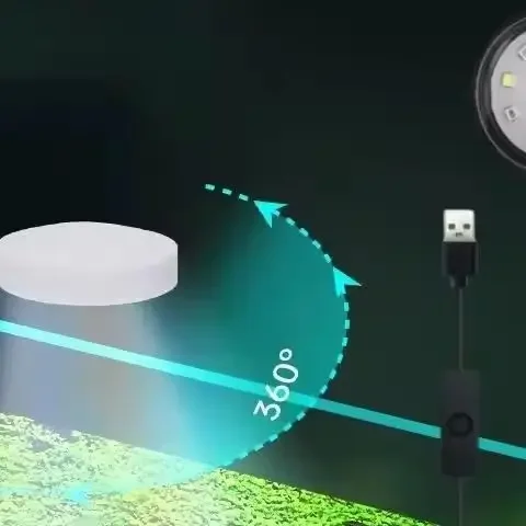 ضوء حوض السمك مع محول بمشبك LE - مراجعة Aquarium Light وسعره
