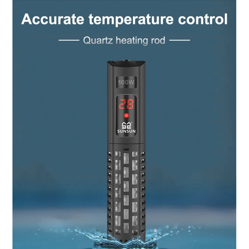 سخان غاطس لأحواض السمك مع شاشة - مراجعة Fish Tank Heater وسعره