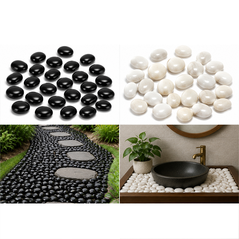 أحجار نهرية مصقولة باللونين ال - مراجعة Fish Tank Gravel وسعره