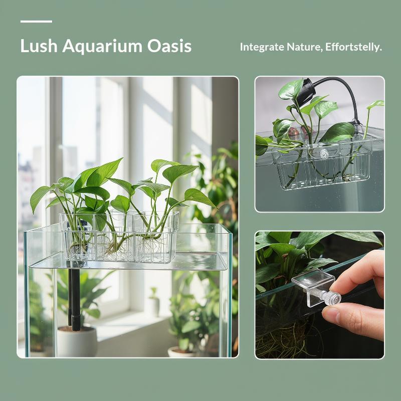 سلة زراعة مائية من الدرجة الغذ - مراجعة Aquarium Decor وسعره