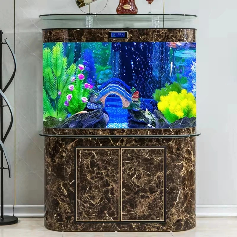 حوض سمك كبير مخصص سعة 300 جالو - مراجعة Aquarium Decor وسعره