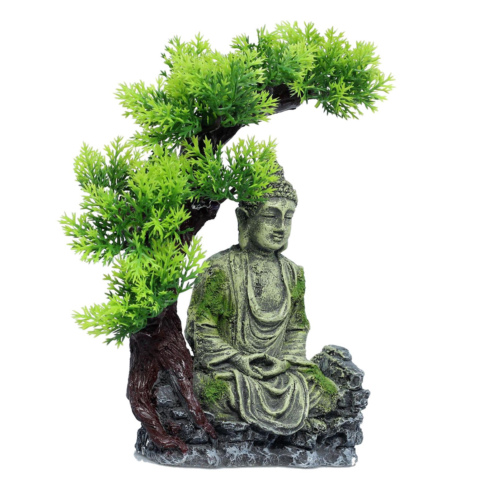 تمثال بوذا لتزيين أحواض السمك، - مراجعة Aquarium Decor وسعره