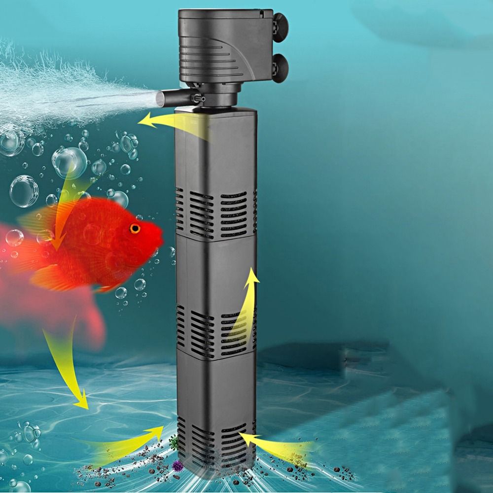 البلاستيك 3 في 1 فلتر خزان الأ - مراجعة Aquarium Pump وسعره