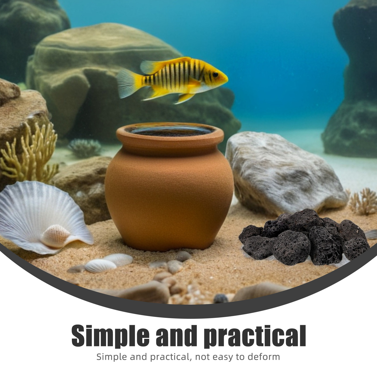 حزمة واحدة من أحجار الحمم البر - مراجعة Aquarium Plants وسعره