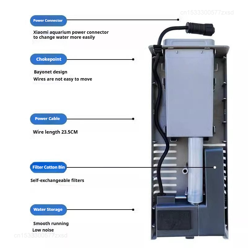 مضخة مياه لخزان الأسماك لتركيب - مراجعة Xiaomi Aquarium Fish Tank وسعره