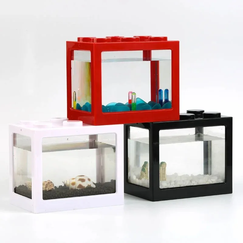 1L USB LED سطح المكتب حوض سمك  - مراجعة Aquarium Fish Betta وسعره